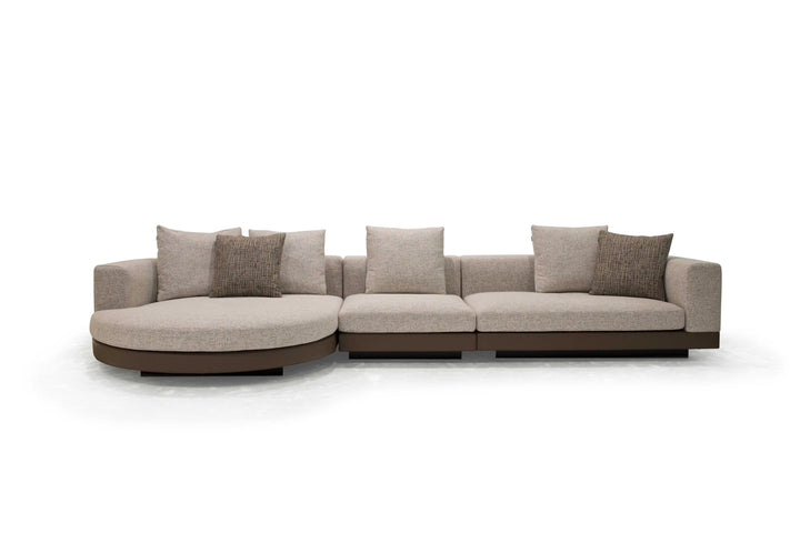 Track-Style Arms Sofa