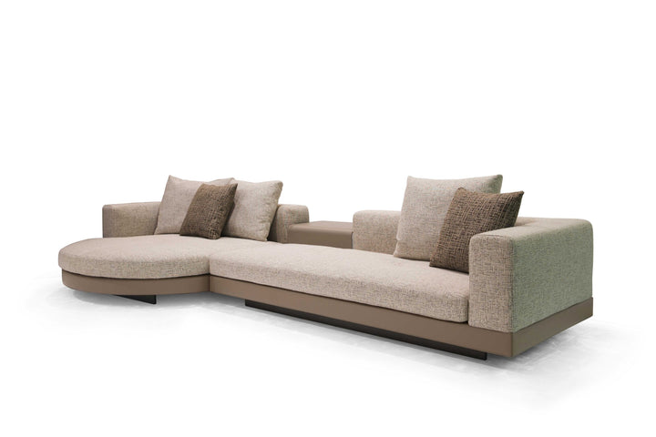 Track-Style Arms Sofa
