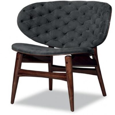 Upholstered Chapes Accent Chair