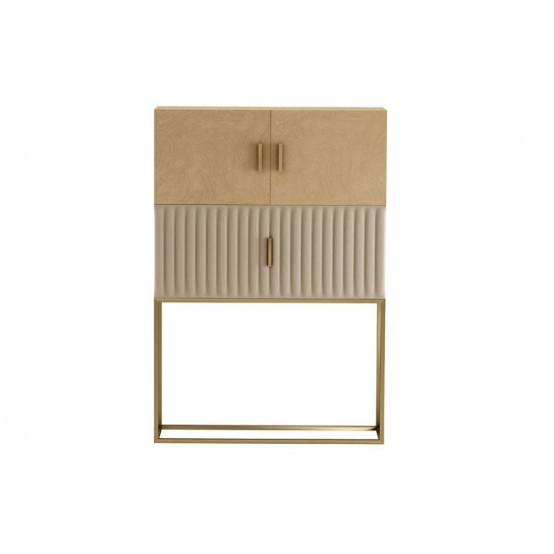 Metal Finish Bar Cabinet