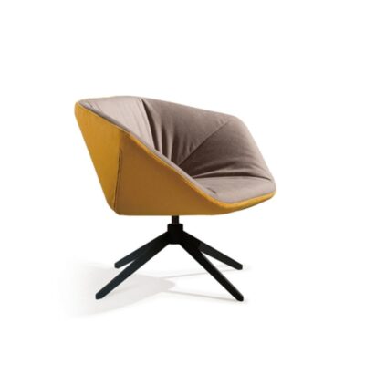 Swivel Pyramid Wood Chair