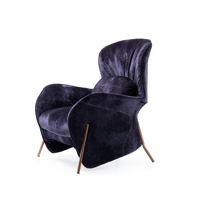 Back Velvet Chair