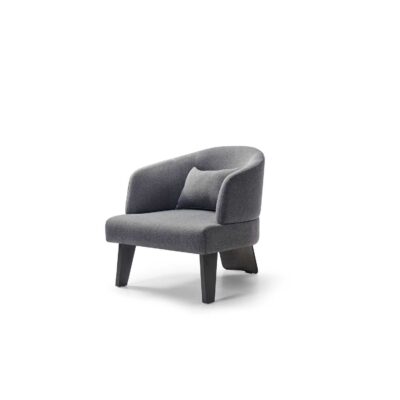 Swooped Frame Accent Chair