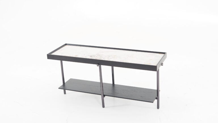 Open Shelf Console Table