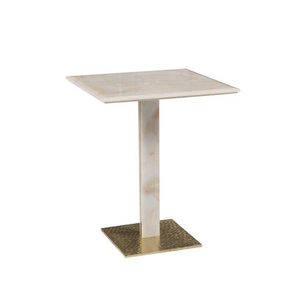 Square Brass Side Table - Coppice Furniture Luxury Design