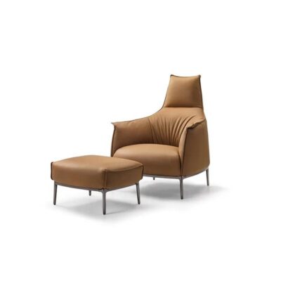 Unique Design Chair with stool - Coppice Furniture Luxury Design