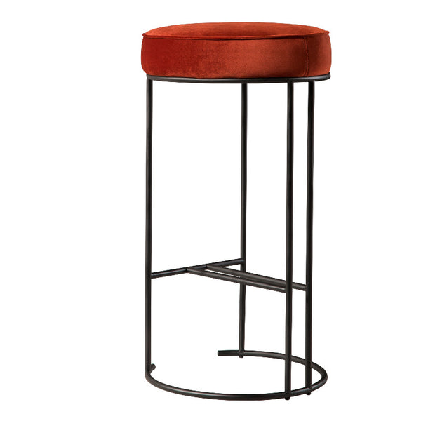 Velvet Upholstery Stool - Coppice Furniture Luxury Design