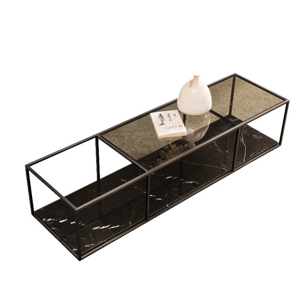 Black Marble Coffee Table - Coppice Furniture Luxury Design