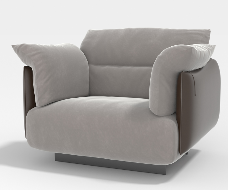 Plush Lounge Chair