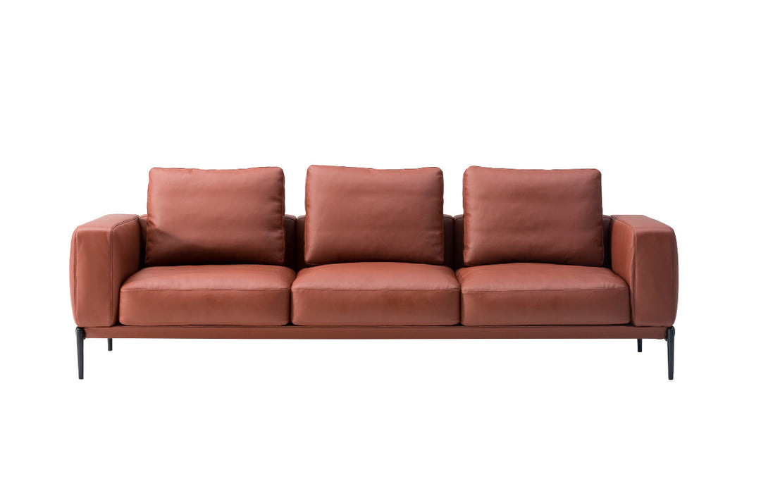 Vibrant Allure Leather Sofa